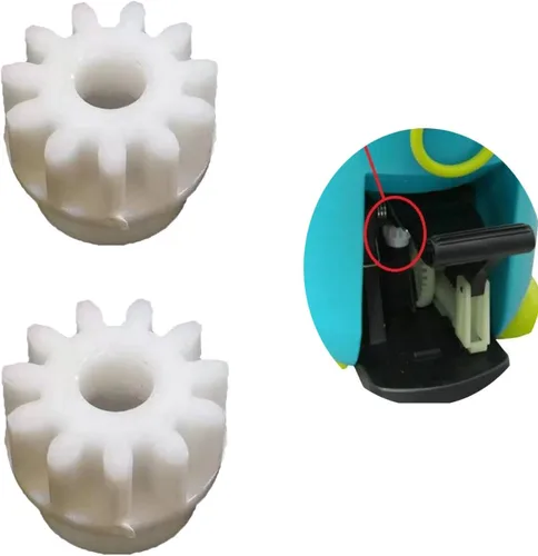Paquete de 2 pedales de cubo de trapeador giratorio de microfibra, rodamiento de embrague unidireccional, piñón de repuesto, piezas para Oceda