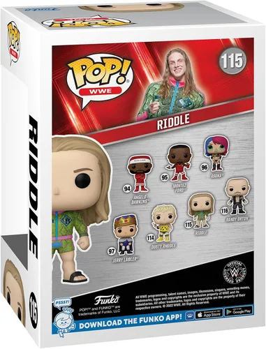 Miniatura 3 de Funko Pop WWE: Matt Riddle - Figura de vinilo coleccionable - Idea de regalo - Producto oficial - Juguetes para niños y adultos - fanáticos