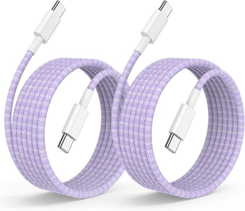 Miniatura 14 de Cable de carga rápida USB C a C de 10 pies, cable de carga largo tipo C a USB C para Apple iPhone 17 Pro Max/17 Air/16 Pro/15 Plus, MacBook Pro