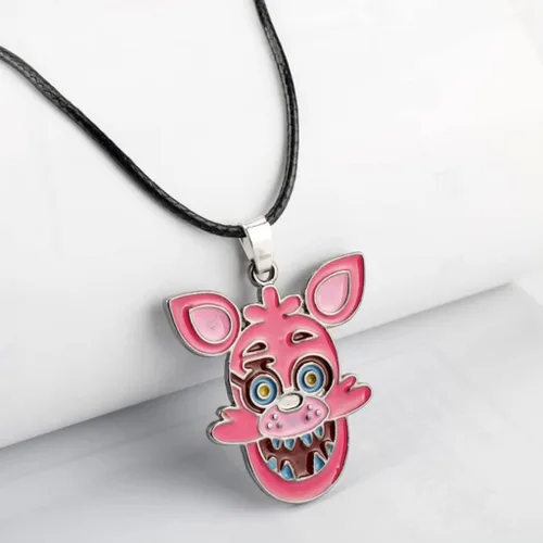 Miniatura 3 de FNAF - Insignia de seguridad de metal colgante de Freddy Fazbear Chica Bonnie Five Nights at Freddy Cosplay Uniforme Alfileres de seguridad e