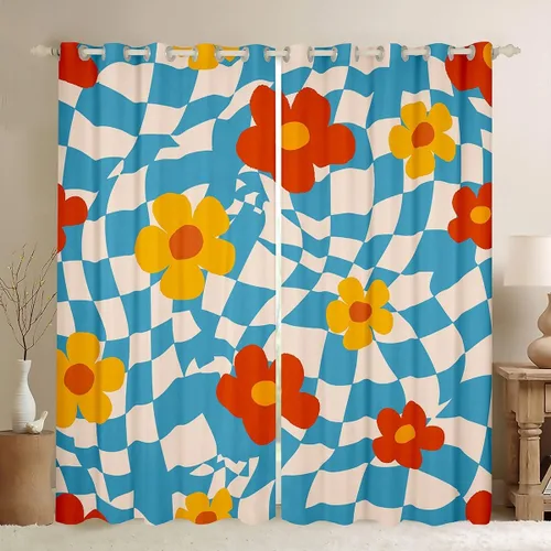 Miniatura 43 de Cortinas opacas de camuflaje con bandera estadounidense, regalo para niños, cortina de ventana de camuflaje verde con rayas negras, estrellas