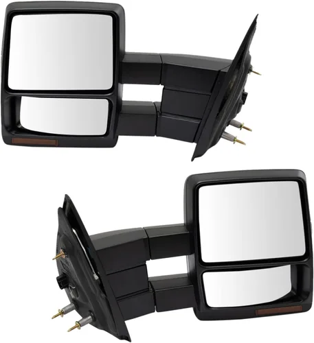 Miniatura 99 de Trail Ridge Juego de espejos de remolque de 2 piezas para el lado del conductor y del pasajero compatible con Ford F-150 FO1320479 FO1321479