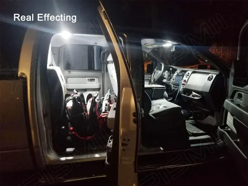 Miniatura 4 de Xpismii Kit de 14 piezas de 6000K blanco F250 F350 luces LED interiores de repuesto para Ford F-250 F-350 Super Duty 1999-2016, con diagrama