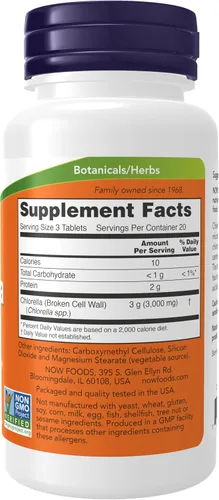 Miniatura 2 de Clorela 0.035 oz, de Now Foods, 2630, 60, 1, 1