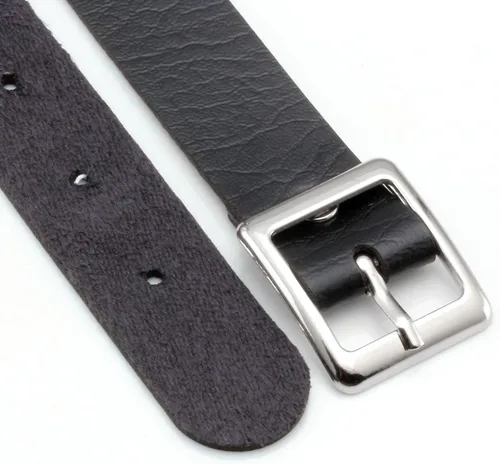 Miniatura 6 de MILAKOO Collar con hebilla de cuero ajustable retro punk simple para mujer