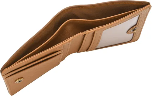 Miniatura 5 de Fossil Logan - Cartera plegable de cuero con bloqueo RFID para mujer