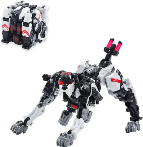 52TOYS Beastbox BB-51C Jawliet - Figura de acción de juguete de deformación, juguetes de conversión en mecha y cubo, regalo perfecto de fiesta de