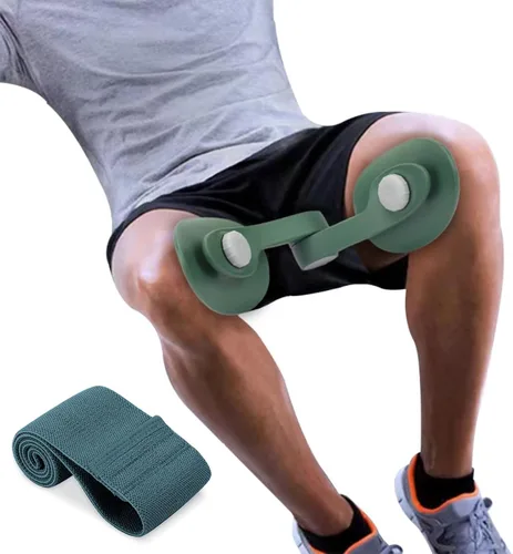 Pelvic Floor Exercise Device with 35-49 lb Resistance, Kegel and Inner Thigh Muscle Trainer, Home Workout Equipment for Postpartum Recovery, Women &