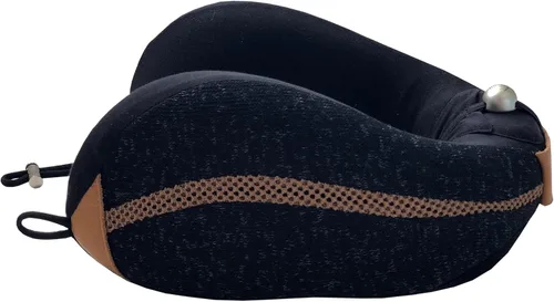 Miniatura 4 de Be Relax Almohada Terapia para Dormir (Camel Negro). Forma Premium Ergo-Smart. Punto Shiatsu. Parche térmico exclusivo para aliviar la tensión
