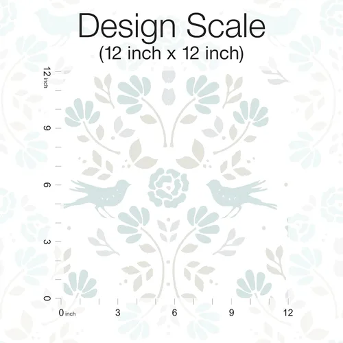 Miniatura 9 de RoomMates RMK12147RL Rose Lindo - Papel tapiz para despegar y pegar con diseño de bosque blanco y azul cielo
