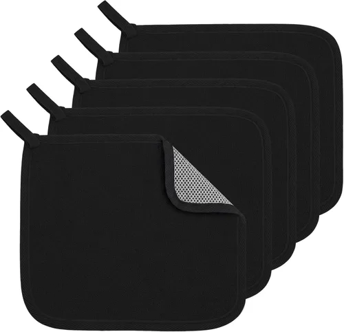 Miniatura 20 de Tatuo 5 paños exfoliantes para el rostro y el cuerpo, tejido de toalla para el baño, exfoliante, masaje, paño de baño para mujeres y hombres, 10.63