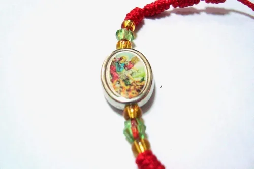 Miniatura 2 de PULSERA SAN MICHAEL ROJO DE SAN MIGUEL PARA PROTECCION 75 in Adjustable hilo de nailon