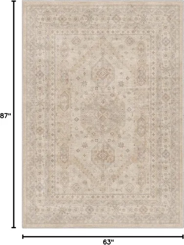 Miniatura 2 de Well Woven Apollo Flatwoven Nicosia - Alfombra de área beige de 5 pies 3 pulgadas x 7 pies 3 pulgadas B. Beige