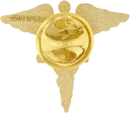 Miniatura 13 de PinMart s Caduceus - Pin de solapa esmaltado para enfermería, insignia ideal para CNA, accesorios de asistente médico, insignia de enfermera