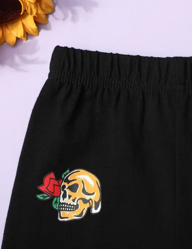 Miniatura 30 de Conjunto de 3 piezas de ropa para bebé y niño, manga de tatuaje, mameluco divertido y pantalones
