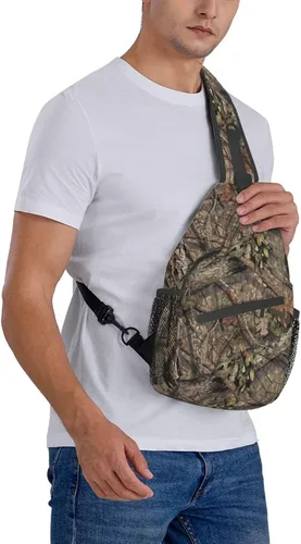 Miniatura 9 de VOOHDDY Bolso cruzado para mujeres y hombres, mochila de viaje para senderismo, bandolera, bolsa de pecho, casual, bolsa deportiva