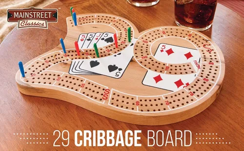 Miniatura 9 de Mainstreet Classics juego de Cribbage tradicional, de madera, 29 pulgadas (versión US)