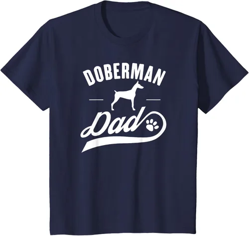 Miniatura 81 de Doberman Dad - Camiseta para amante del dueño del perro, Negro, S
