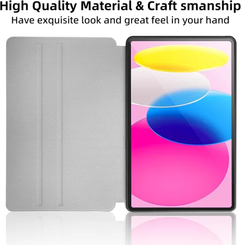 Miniatura 6 de Funda para iPad de 10.ª generación 2022, funda de 10.9 pulgadas, (Modelo: SM-A2696 A2757 A2777) Funda protectora de cuerpo completo a prueba