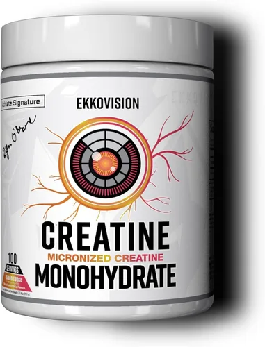Miniatura 19 de Ekkovision Polvo de Monohidrato de Creatina Micronizado, Cereza Negra, Suplemento Pre Entrenamiento y Post Entrenamiento para Hombres y Mujeres