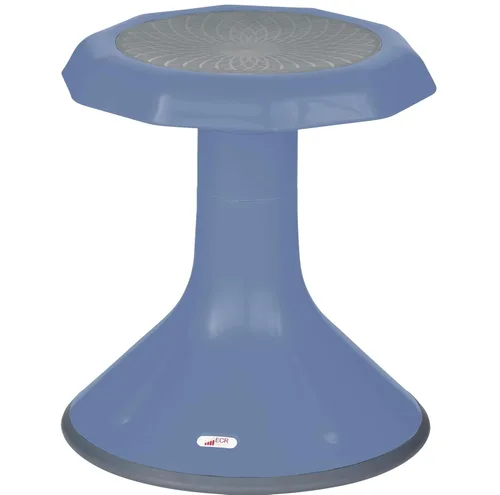 ECR4Kids - Taburete oscilante ACE de compromiso de núcleo activo, altura del asiento de 15 pulgadas, asiento flexible, azul en polvo Azul polvoriento