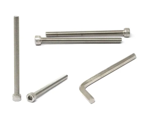 Miniatura 146 de iexcell 25 piezas M4 x 60/65/70/75/3.150 in paso de rosca 0.028 in acero inoxidable 304 cabeza hexagonal Tornillos Tornillos surtido Kit