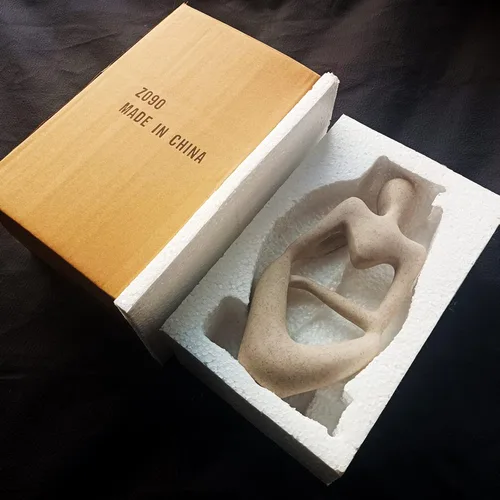 Miniatura 5 de Dnoifne La escultura del Pensador, adornos para acuario, estatua de escultura abstracta, arte decorativo de regalo, figura de decoración del hogar