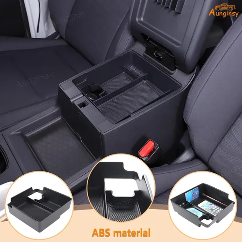 Miniatura 4 de Aunginsy Caja de almacenamiento para reposabrazos compatible con Nissan Frontier 2022-2024 2025 para camioneta pickup consola central, bandeja