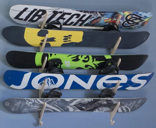 Miniatura 4 de Pro Board Racks THE LIFTY Estante de pared para snowboard (5 unidades)