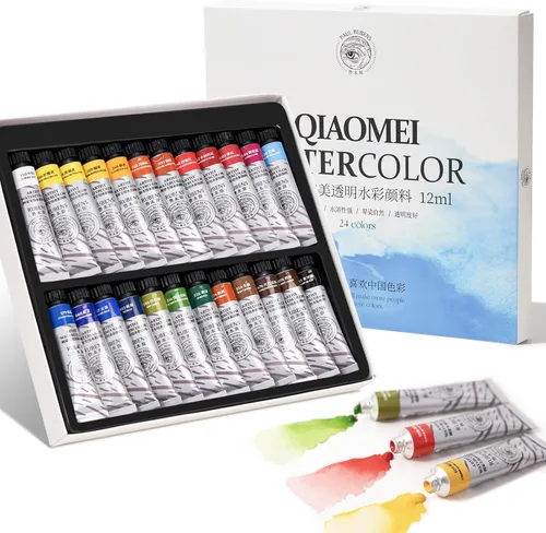 Miniatura 8 de Paul Rubens Set de Pintura de Acuarela 24 Colores Vibrantes 12ml / 0.4 Fl Oz Tubos, Tubos de Acuarela con Gran Valor, Pinturas de Acuarela