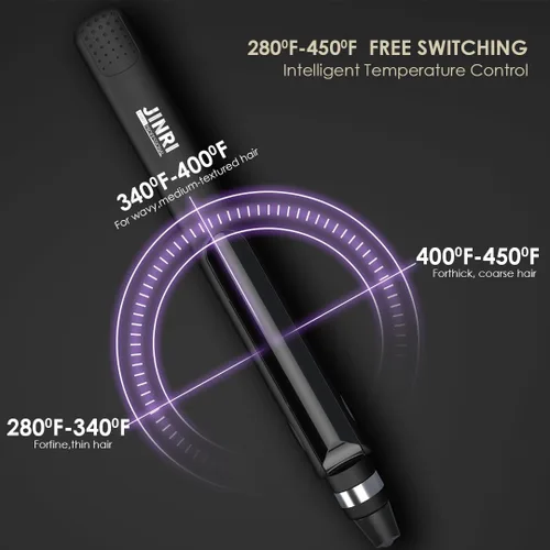 Miniatura 6 de Cepillo alisador térmico 3 en 1, plancha plana para un estilo suave y antiencrespamiento Crimpadora de cabello y cepillo alisador eléctrico