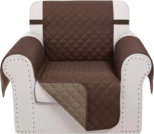 Miniatura 85 de Fundas para silla reclinable, reversible, funda de sofá para mascotas, protector de muebles para niños perezosos