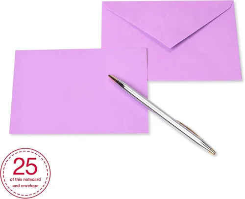 Miniatura 16 de American Greetings Tarjetas en blanco de un solo panel con sobres, colores arcoíris (200 unidades)