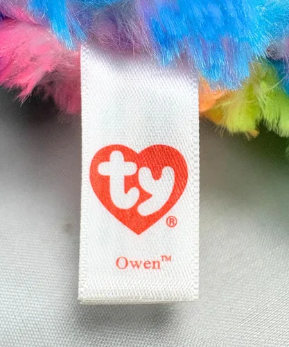 Miniatura 6 de Peluche de búho OWEN multicolor de tamaño regular de felpa, de TY