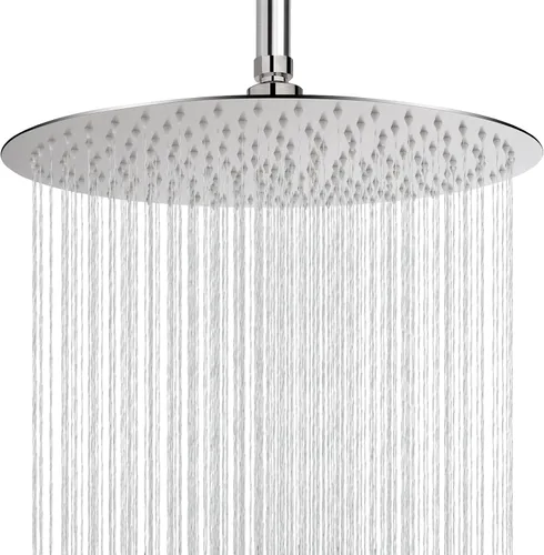 Miniatura 8 de NearMoon Cabezal de ducha de lluvia, diseño ultra fino - aumento de presión, experiencia genial, lluvia de alto flujo, acero inoxidable