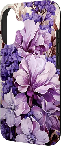 Miniatura 2 de Lavender Floral Purple Flower Case for iPhone 17