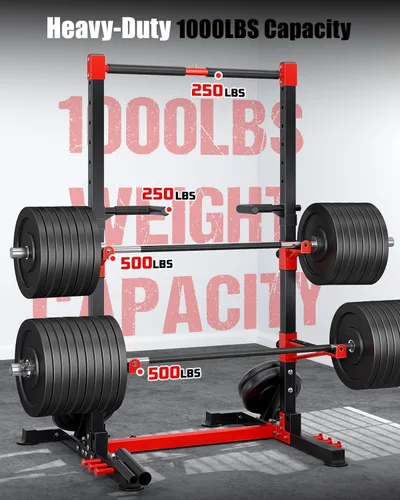 Miniatura 3 de YOLEO Smith Machine & Squat Rack Combo, Multi-Functional Power Racks with Adjustable Width & Pull-Up Bar, Cable Crossover Power Cage, Independent