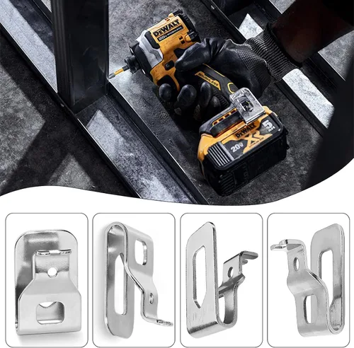 Miniatura 2 de Clips de cinturón para Dewalt, paquete de 2 ganchos de clip para cinturón de taladro Dewalt para Dewalt N268241 apto para herramientas eléctricas
