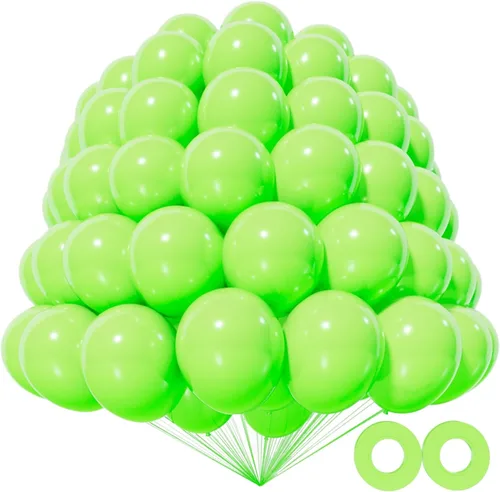 Miniatura 69 de 200 globos de 5 pulgadas, colores surtidos, pequeños globos de látex arcoíris para fiesta, cumpleaños, baby shower, aniversario, festival