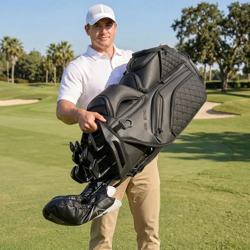 Miniatura 6 de ASK ECHO Bolsa de Carrito de Golf Silenciosa con Divisores de Longitud Completa de 15 Compartimentos SLC-130LE