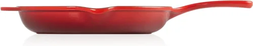 Miniatura 3 de Le Creuset Sartén clásica de hierro fundido esmaltado, 9 pulgadas, color cereza