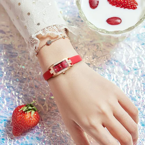Miniatura 4 de ROCOSJEWE Watches for Women Japanese Quartz Analog Ladies Wrist Watch Leather Strap Elegant Waterproof Dress Watch Diamond RJ209S