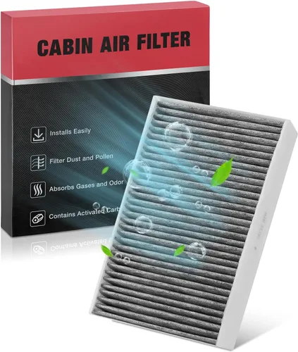 Miniatura 12 de BDFHYK 49357 Filtro de aire de cabina con carbón activado compatible con Mercedes-Benz AMG GT, C180, C200, C250, C300, C350, CLS350, CLS400, CLS500