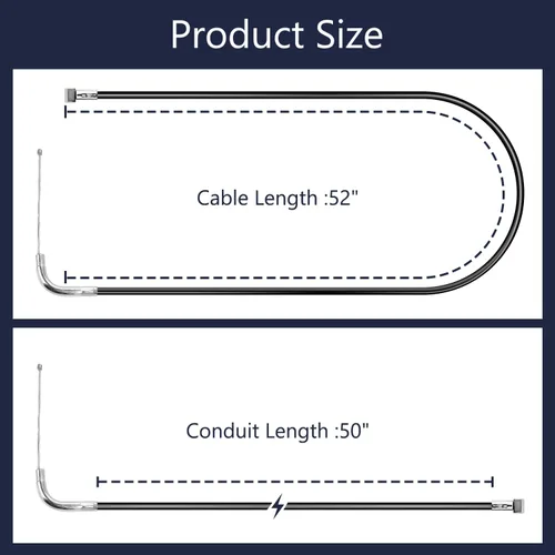 Miniatura 6 de 576785801 Reemplazo del cable del acelerador para Husqvarna 576 785 801 576-785-801 apto para sopladores de mochila 560BTS 570BTS 580BTS