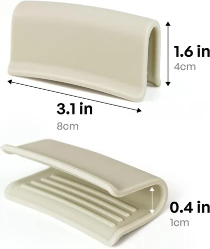 Miniatura 5 de Carrotez Soportes para ollas de silicona, resistentes al calor, para cocina, accesorios para hornos holandeses de hierro fundido o cerámica, 1 par