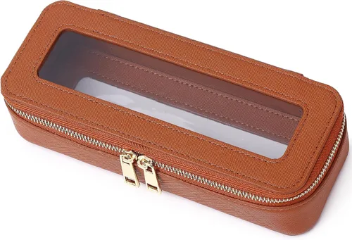 Miniatura 84 de Pinkmik Pequeña bolsa de maquillaje, mini estuche transparente para maquillaje y neceser con cremallera, organizador de bolsos para mujer