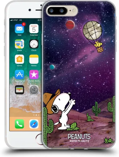 Miniatura 37 de Head Case Designs Funda de gel con licencia oficial de Peanuts Nebula Cactus Needles Snoopy Space Cowboy [protección de grado militar] compatible