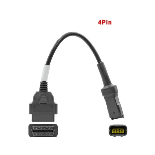 Miniatura 2 de OBD2 Connector K CAN Fit for Motorbike 6Pin to 16Pin Adapter Cables for YA 3Pin for HON 4Pin for k 6 Pin for Ducat(for DUC 4pin)