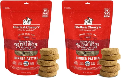 Miniatura 12 de Stella & Chewy's Empanadas crudas liofilizadas – Receta de cordero Dandy – Alimento para cachorros y perros con alto contenido de proteínas sin