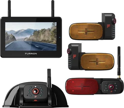 Miniatura 9 de Furrion Vision S+ Sistema de observación RV con monitor de 7 pulgadas, Sharkfin, visión nocturna infrarroja, transmisión en vivo, amplio ángulo
